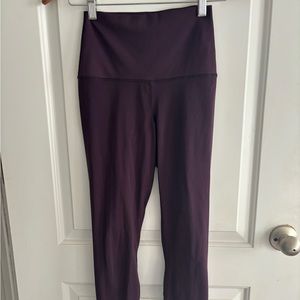 Purple Yogalicious Lux High Waist Elastic Free Ankle Legging